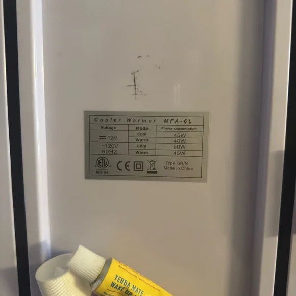 Good Molecules Mini Refrigerator (read description) - Picture 3 of 4